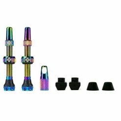 MUC-OFF Tubeless Ventil Kit V. 2.0 44mm Iridescent