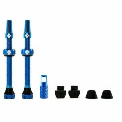 MUC-OFF Tubeless Ventil Kit V. 2.0 60mm Blå