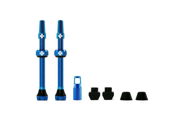 MUC-OFF Tubeless Ventil Kit V. 2.0 60mm Blå 1 MUC-OFF Tubeless Ventil Kit V. 2.0 60mm Blå