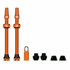 MUC-OFF Tubeless Ventil Kit V. 2.0 80mm Orange
