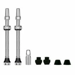 MUC-OFF Tubeless Ventil Kit V. 2.0 80mm Sølv
