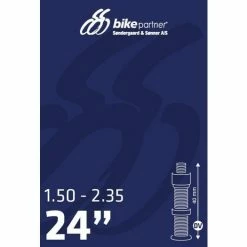 BIKEPARTNER Slange 24 X 1.50-2.35 Dunlop Ventil
