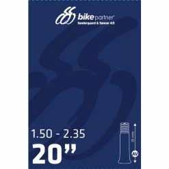 BIKEPARTNER Slange 20 X 1.50 - 2.35 Auto Ventil
